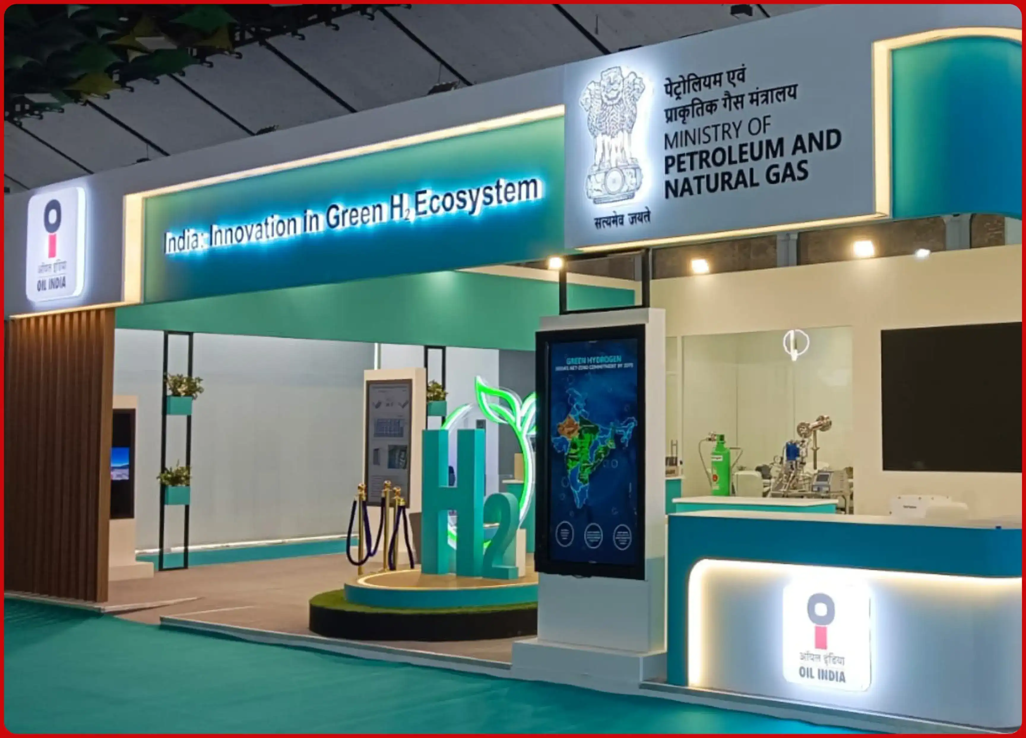 India Energy Week stand build by Elite Corporate Group 